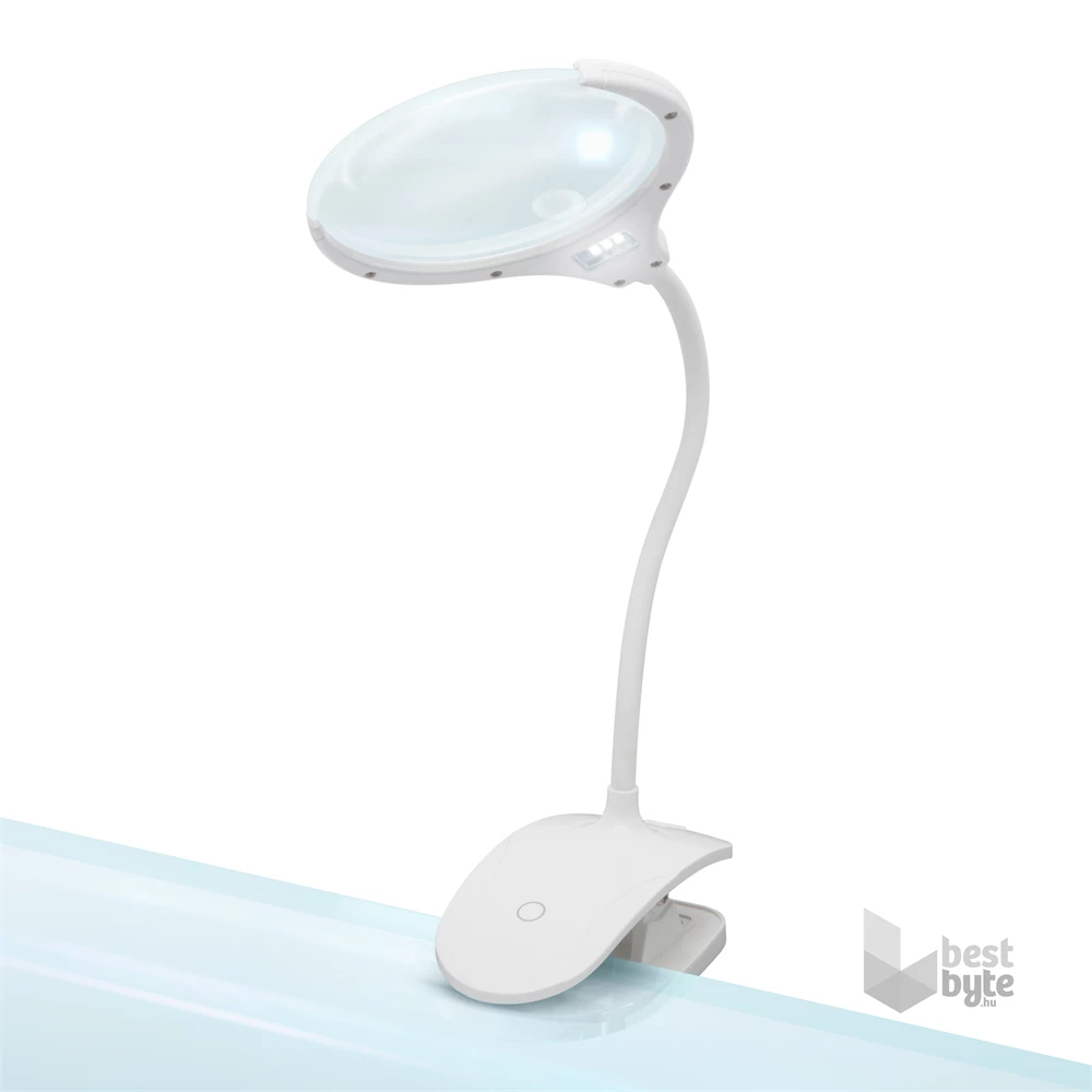 Handy Nagyítós, asztali LED lámpa érintőkapcsolóval, akkumulátorral