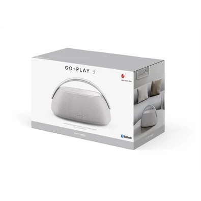 Harman Kardon Go+ Play 3 Bluetooth hordozható szürke hangszóró