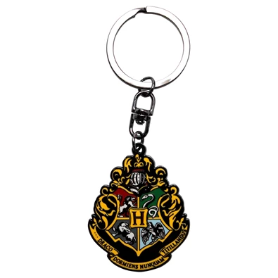 Harry Potter Hogwarts címer fém kulcstartó