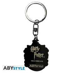 Harry Potter Hufflepuff címer fém kulcstartó