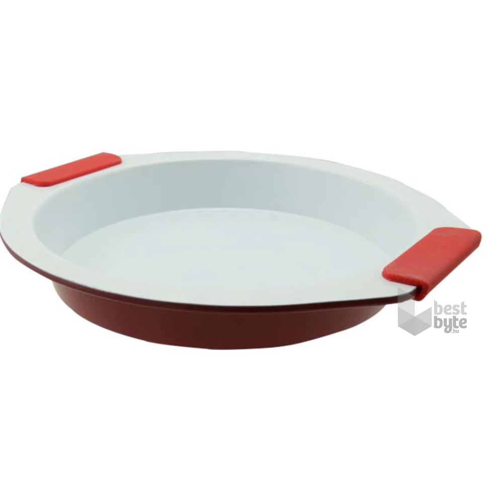 Hausberg Ertone ERT-MN 752 kerámia bevonatú kerek tapadásmentes tepsi 29 x 26,5cm