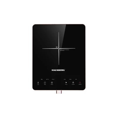 Hausberg HB-1526RZ 2000W-os rózsaszín,érintésvezérléssel, elektromos egylapos indukciós főzőlap