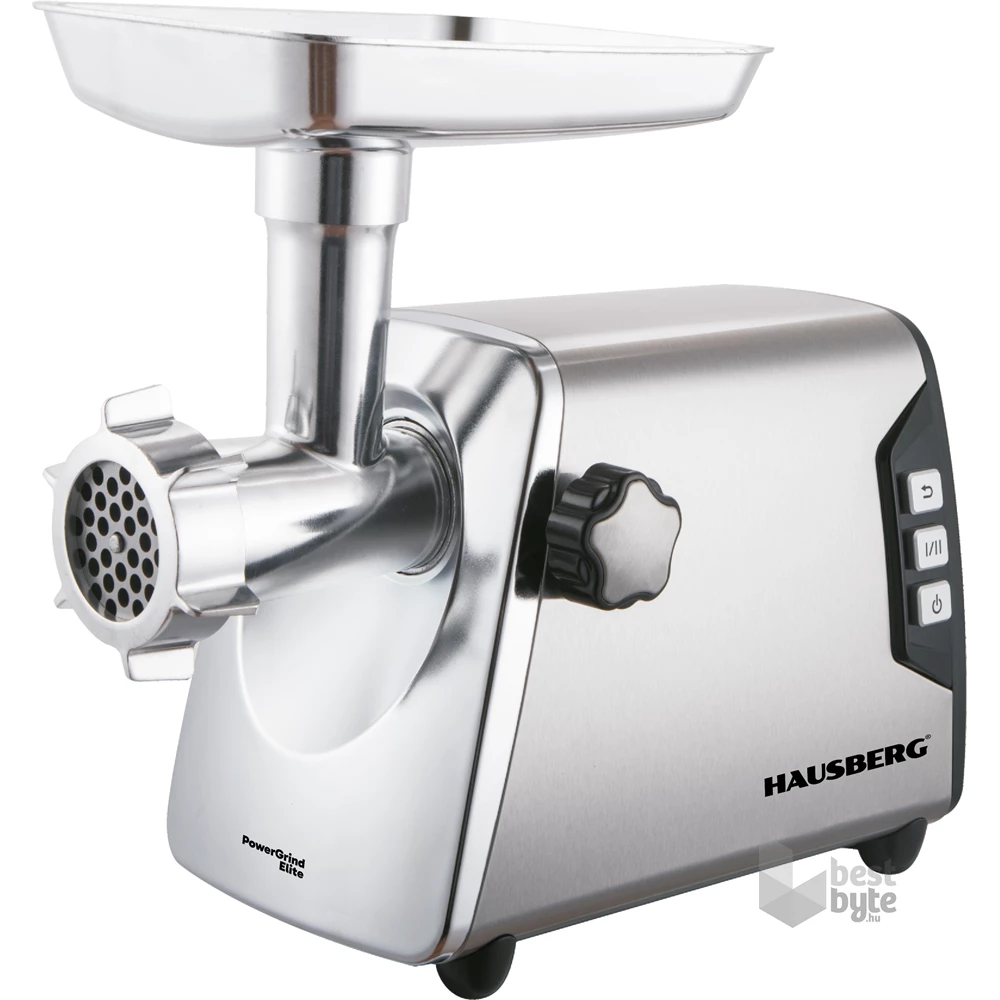Hausberg HB-3460 2500W rozsdamentes acélházas, réz motor húsdaráló