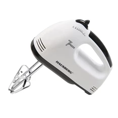 Hausberg HB-4112NG 250W-os fehér-fekete réz motorral, 7 sebességes kézimixer
