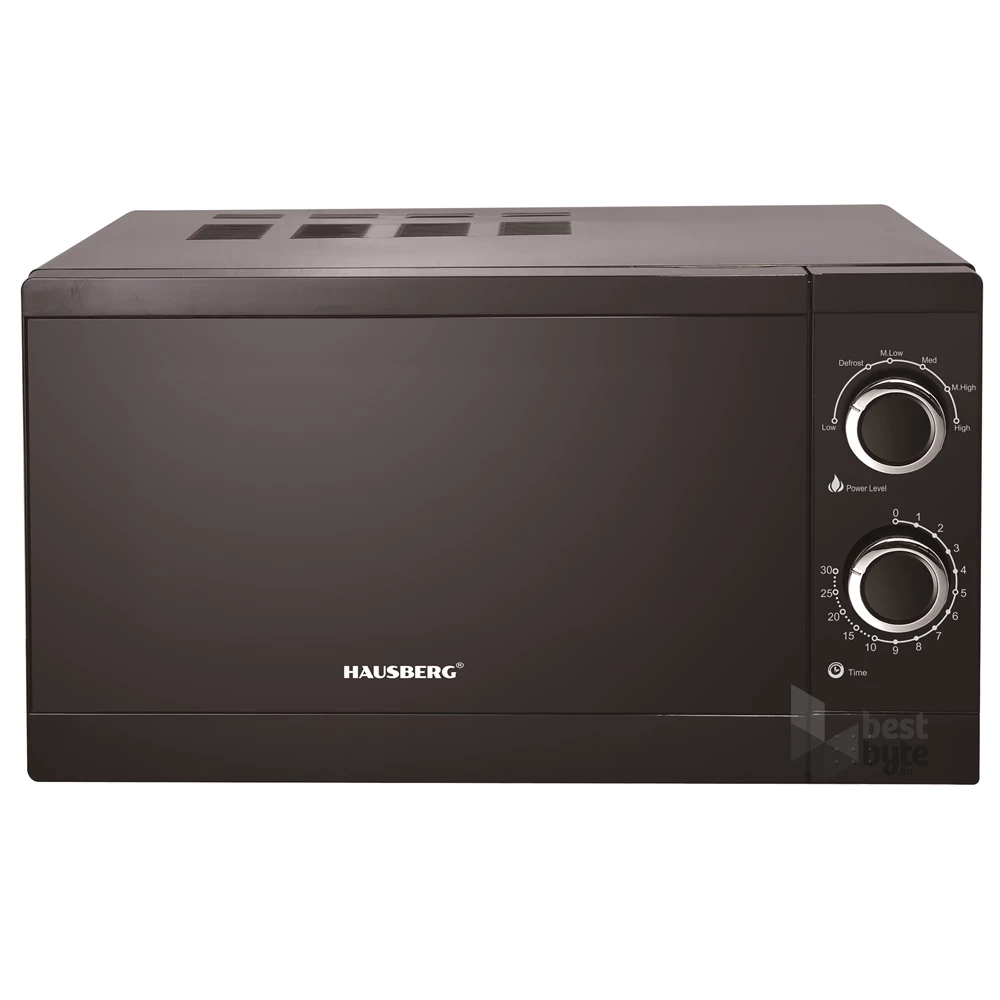 Hausberg HB-8005NG 700W, 20L, fekete mikrohullámú sütő