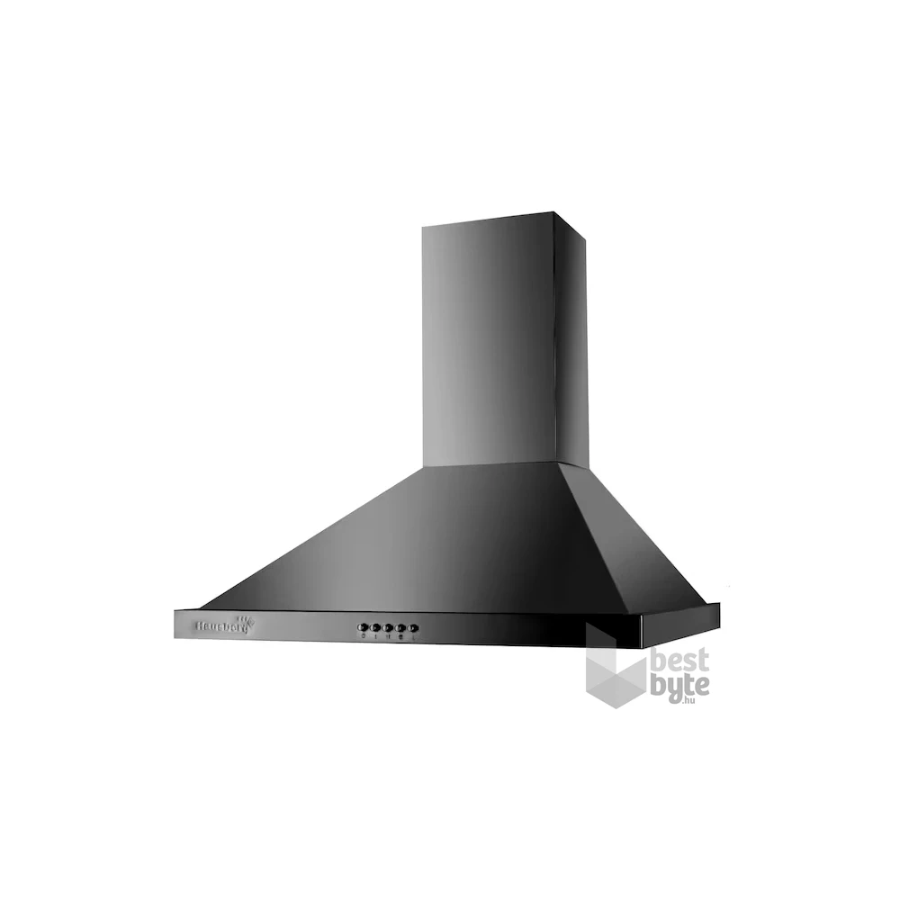 Hausberg HB-1260NG fekete, szabadonálló, kürtős, méret:59,9 cm, zajszint:56 dB, páraelszívó