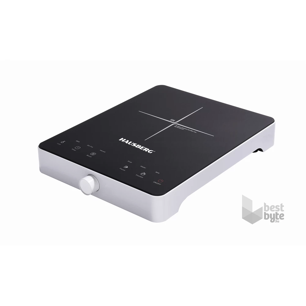 Hausberg HB-1526AB 2000W fekete  elektromos egylapos indukciós főzőlap érintésvezérléssel