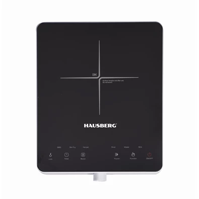 Hausberg HB-1526AB 2000W fekete  elektromos egylapos indukciós főzőlap érintésvezérléssel