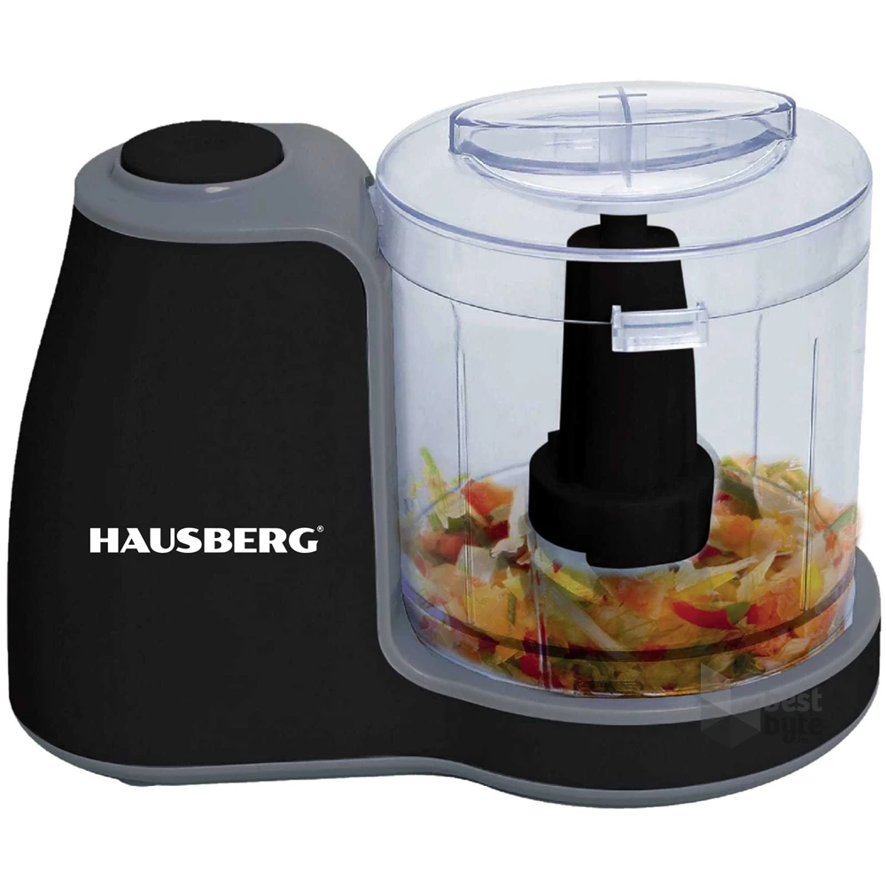 Hausberg HB-4504NG 100W fekete elektromos mini aprító 0,5L réz motorral