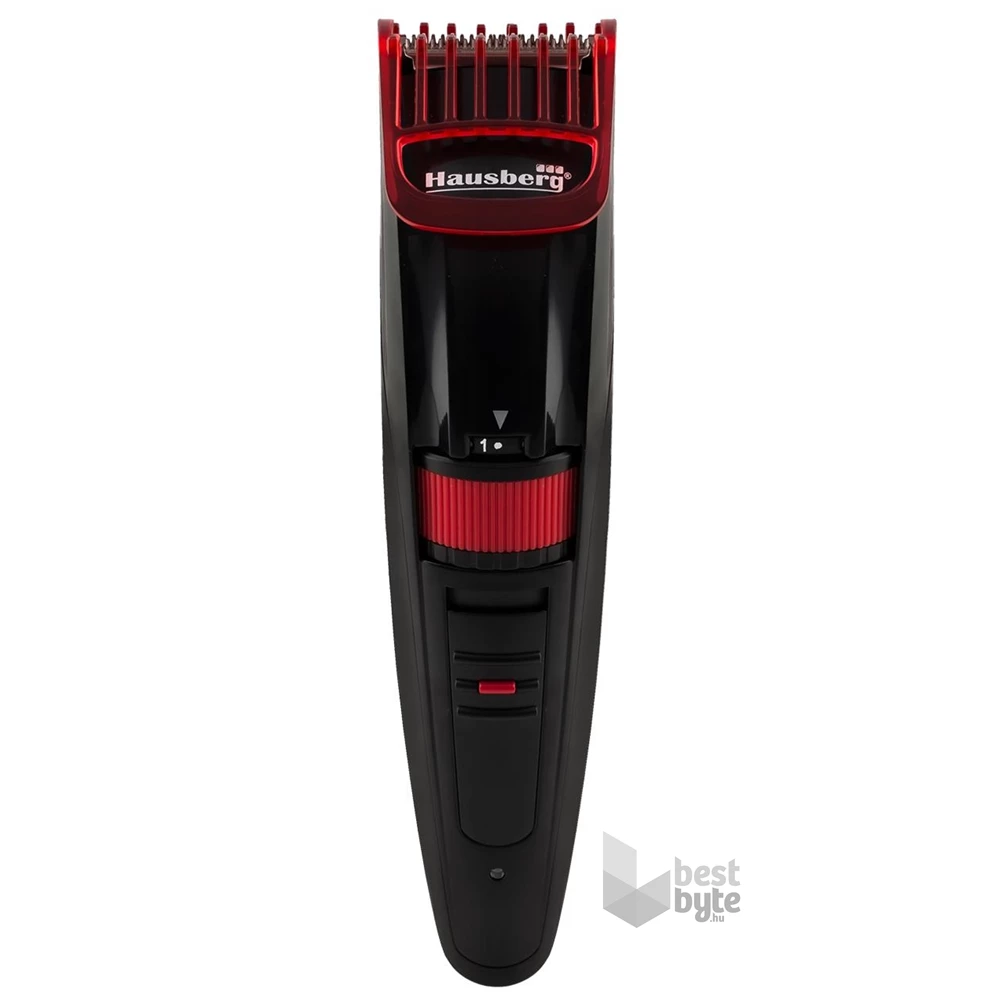 Hausberg HB-66RS vörös-fekete akkumulátoros haj- és szakállvágó