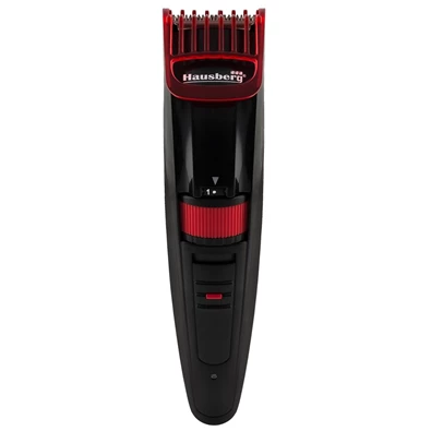 Hausberg HB-66RS vörös-fekete akkumulátoros haj- és szakállvágó