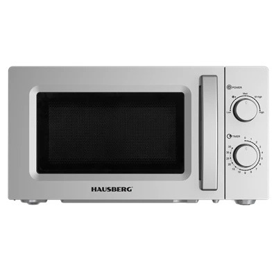 Hausberg HB-8008GR szürke mikrohullámú sütő 20L 700W