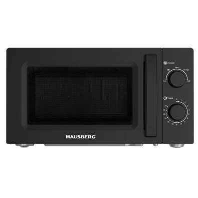 Hausberg HB-8008NG fekete mikrohullámú sütő 20L 700W