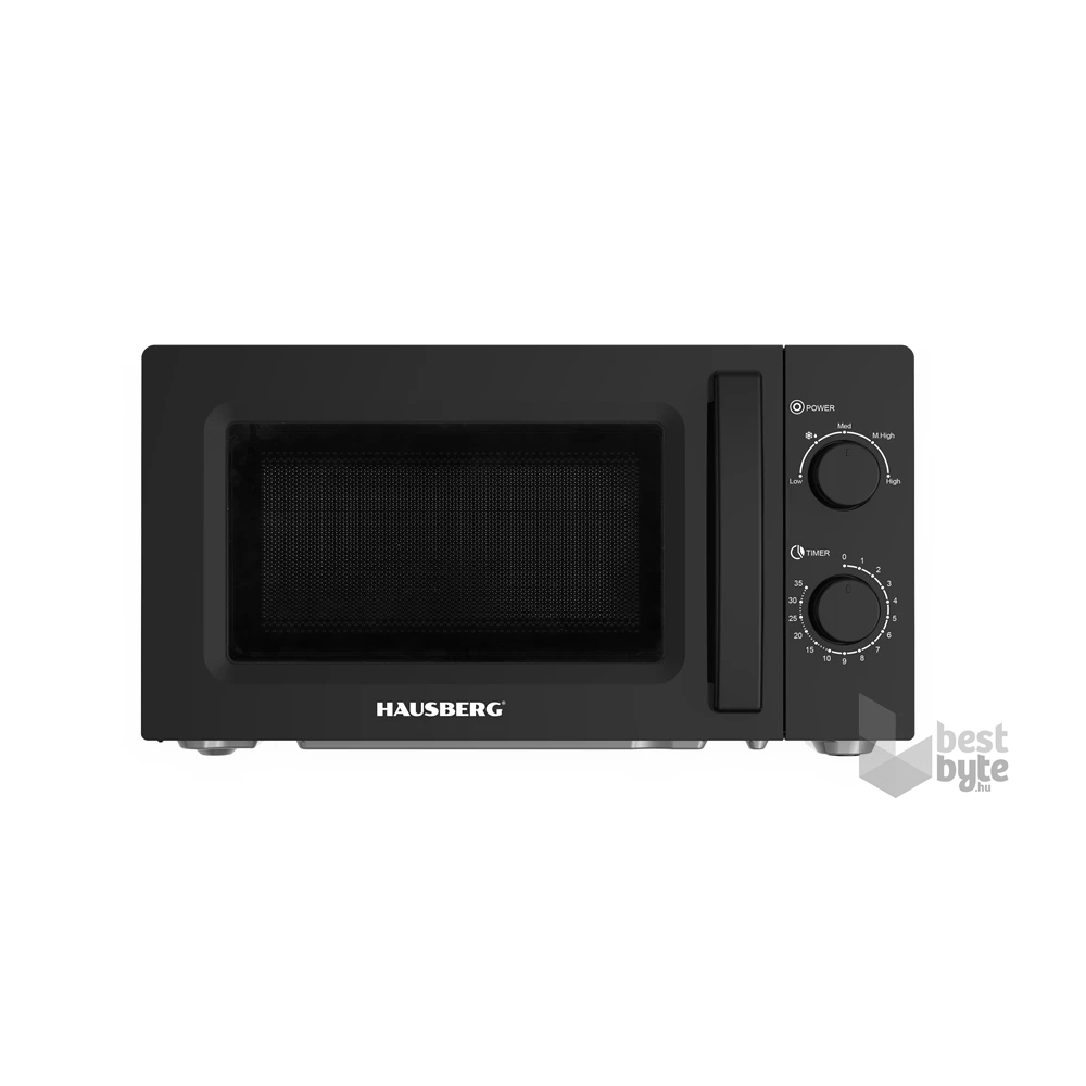 Hausberg HB-8008NG 700W 20L fekete mikrohullámú sütő