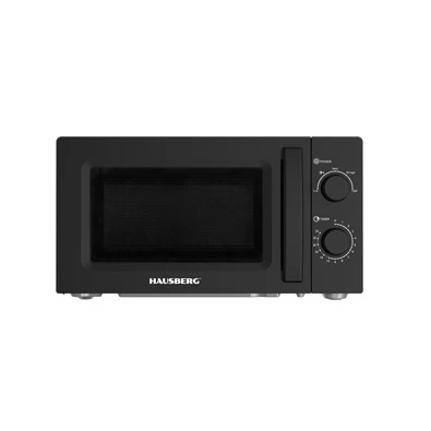 Hausberg HB-8008NG fekete mikrohullámú sütő 20L 700W