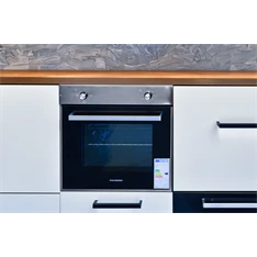 Hausberg HB-8061IN inox, beépíthető, sütőtér:76L, grill, elektromos sütő