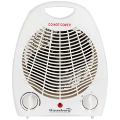 Hausberg HB-8501AB 2000W fehér elektromos hősugárzó ventillátorral