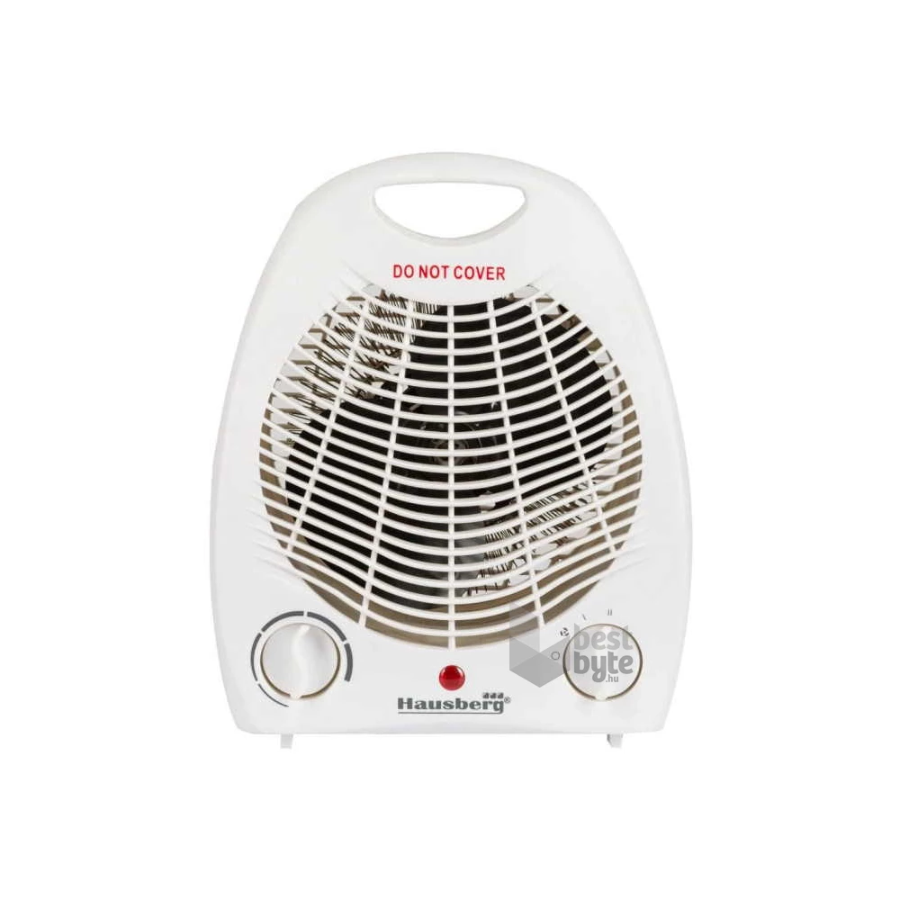 Hausberg HB-8501AB 2000W fehér elektromos hősugárzó ventillátorral