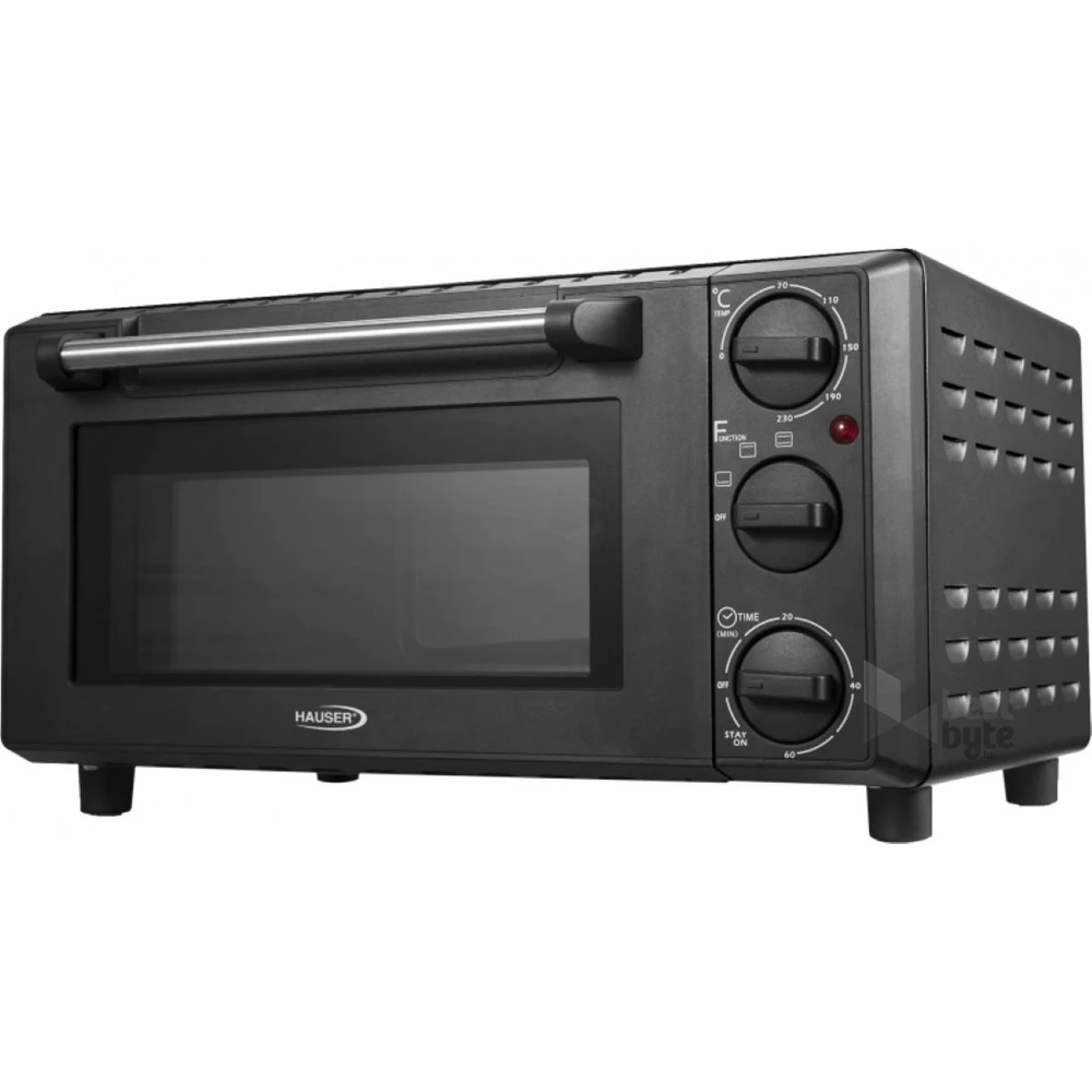Hauser TO-1310 fekete minisütő