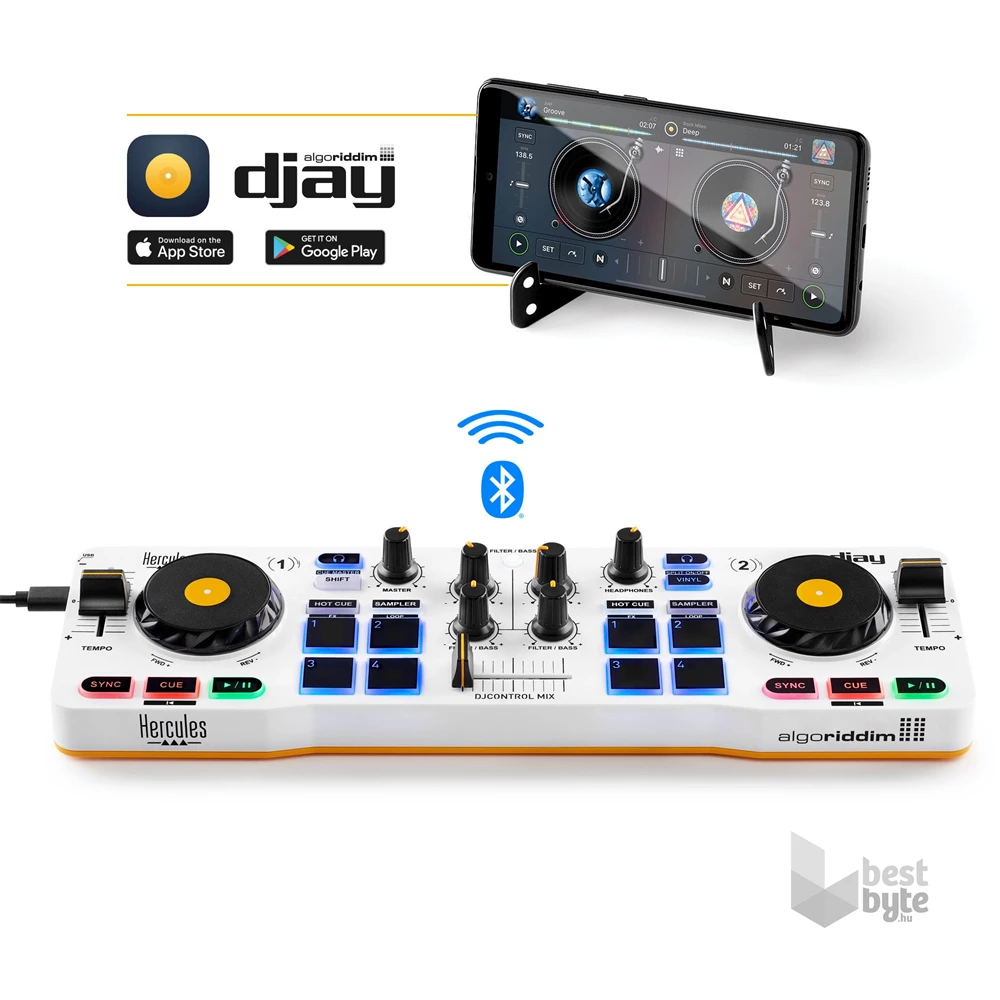 Hercules 4780921 DJControl Mix USB/Bluetooth DJ kontroller