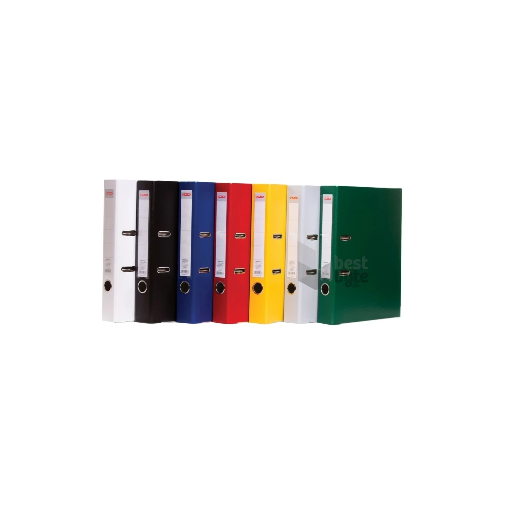 Herlitz A4 5cm élvédős zöld iratrendező