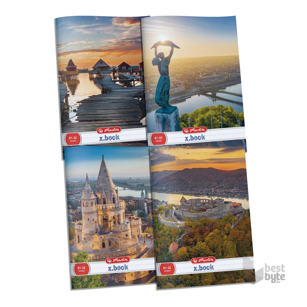 Herlitz City A4 81-32 vonalas füzet