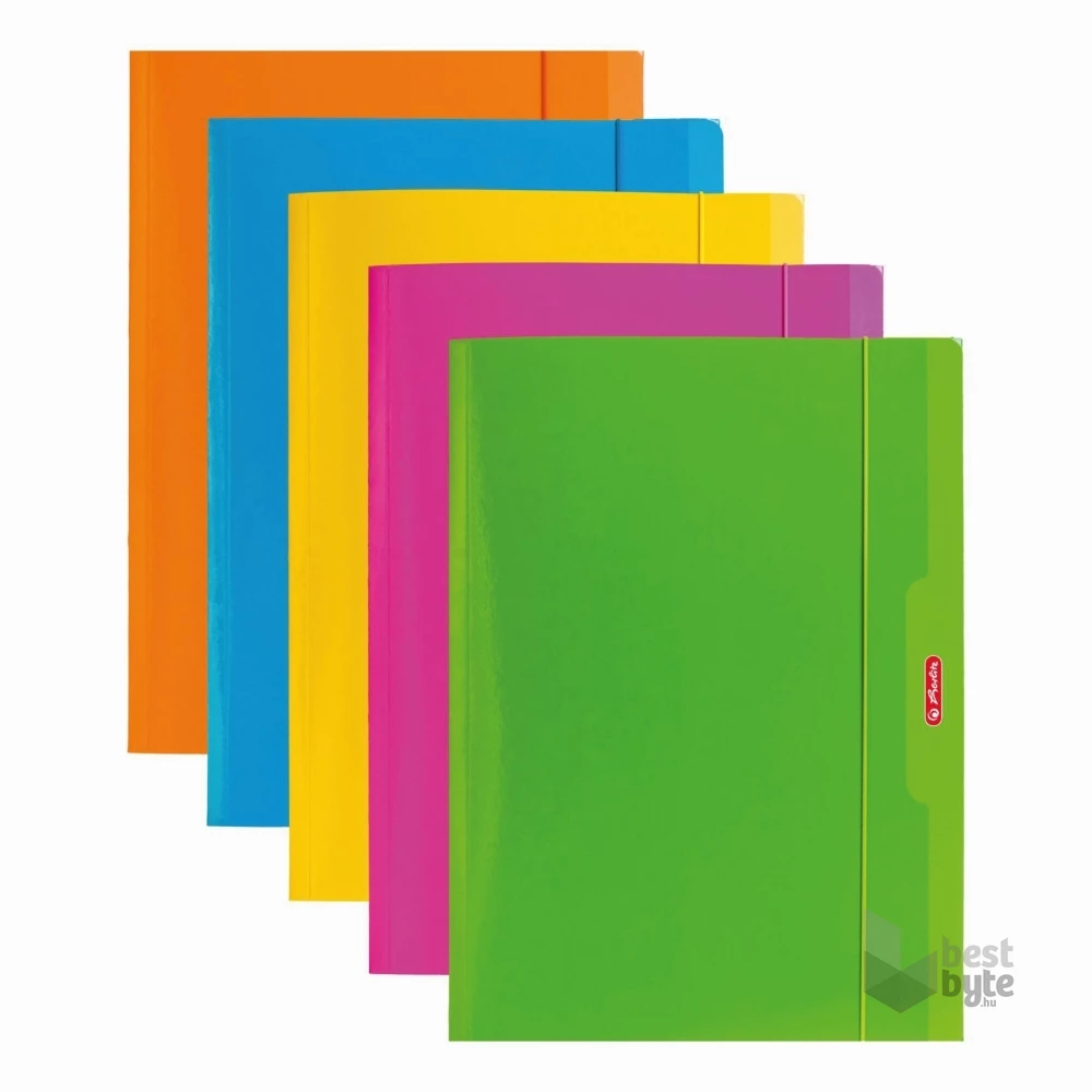 Herlitz Color Blocking A4 pólyás gumis mappa