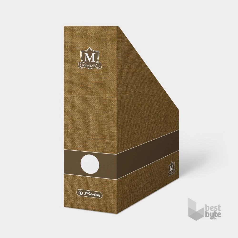 Herlitz Montana 11cm barna karton iratpapucs
