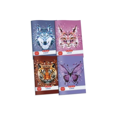 Herlitz Wild Animals A5 sima füzet