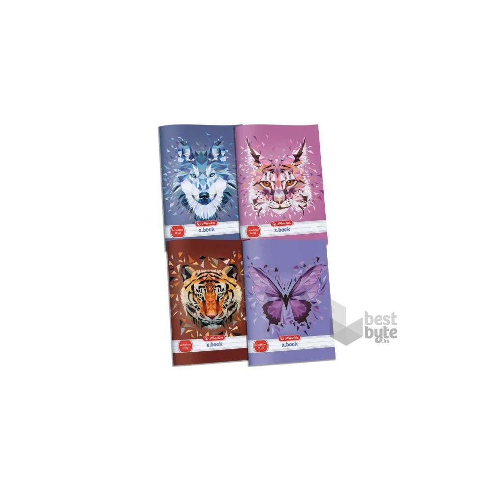 Herlitz Wild Animals A5 sima füzet