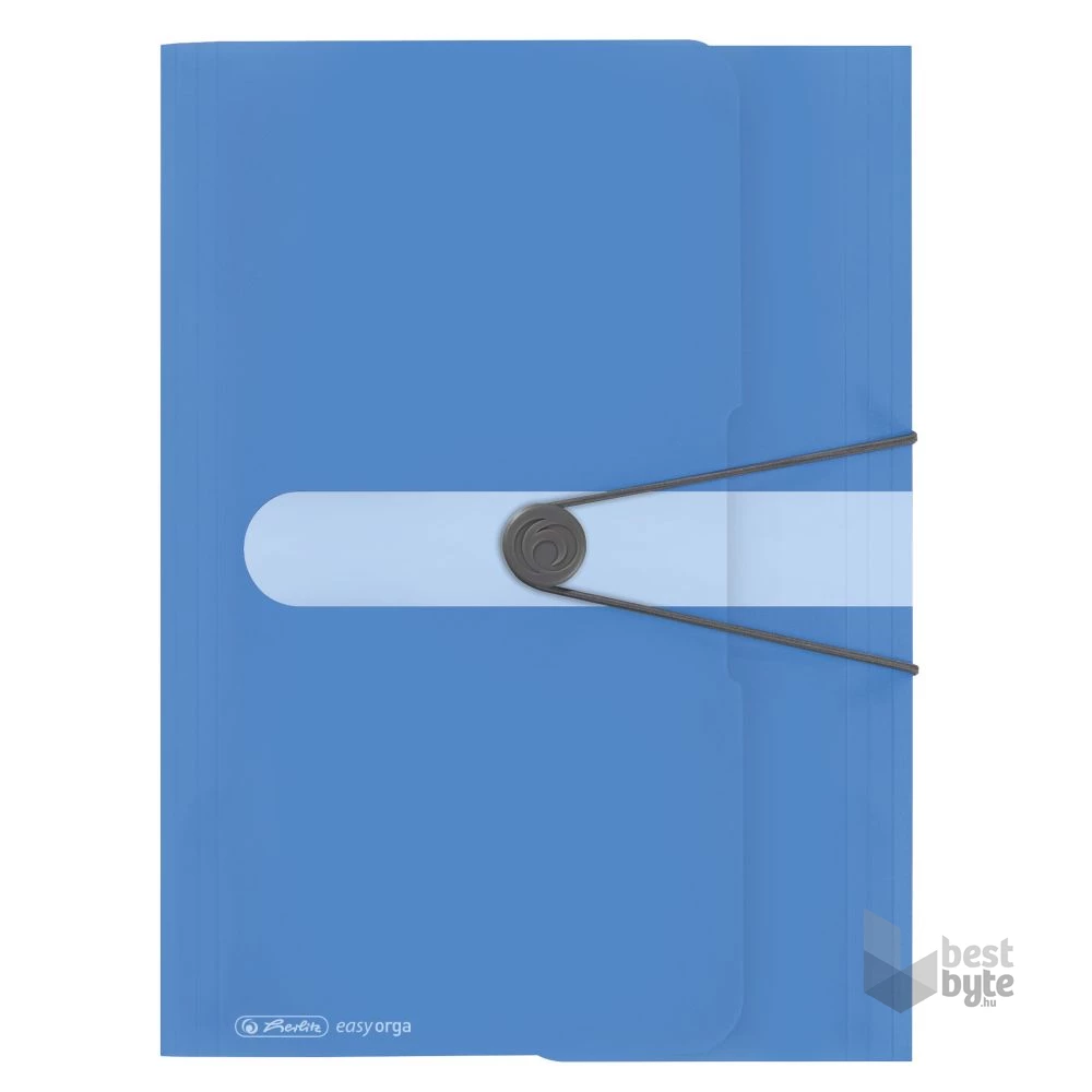 Herlitz Color Blocking A4 PP baltic blue gumis mappa