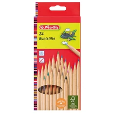 Herlitz natúrfa 24db-os vegyes színű színes ceruza