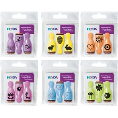 Heyda tavasz ihlette dizájnú, 3 db/csomag mini bélyegző