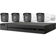 HiLook DS-J142I(STD)/IK28P-460B IP kamera szett, 4x6MP csőkamerával, beépített 2TB HDD-vel HiLook DS-J142I(STD)/IK28P-460B IP kamera szett, 4x6MP csőkamerával, beépített 2TB HDD-vel