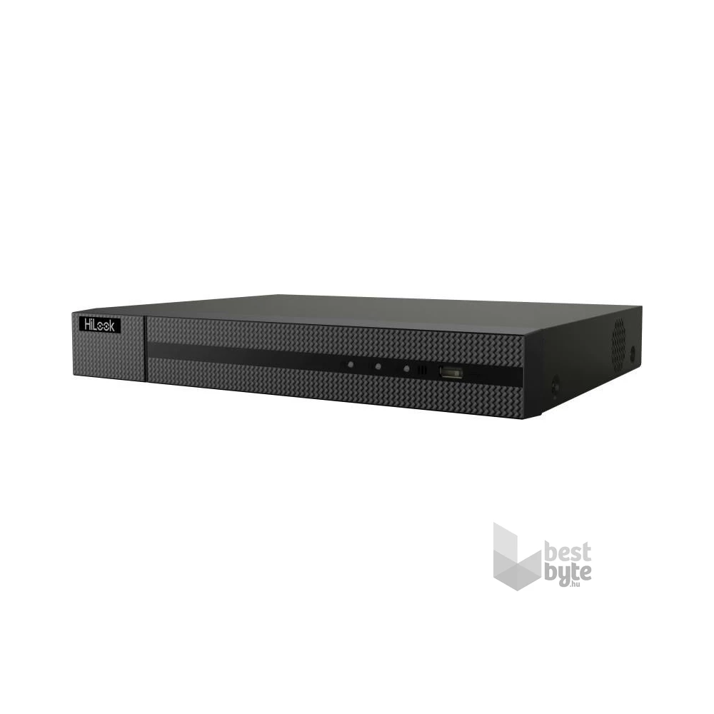 HiLook NVR-108MH-C/8P /8 csatorna/H265+/80Mbps rögzítés/1x SATA/8x PoE (75W)/ hálózati rögzítő (NVR)