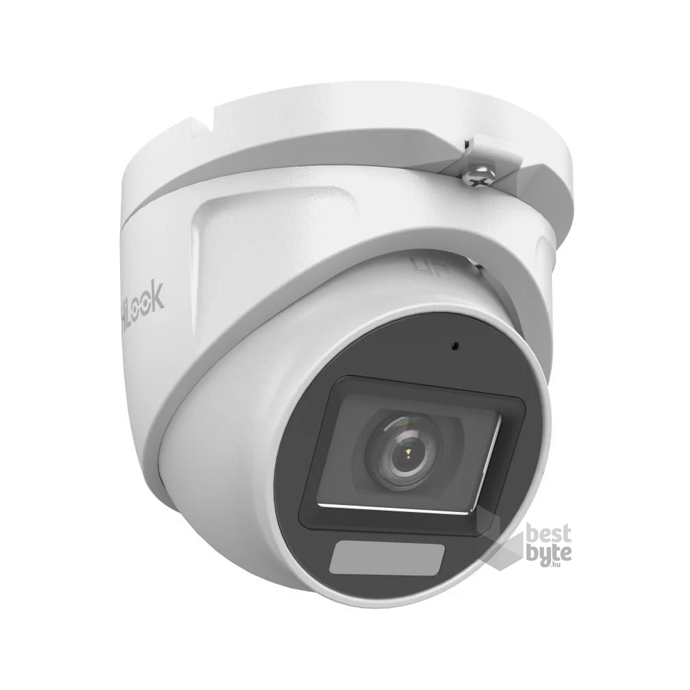 HiLook THC-T127-LMS(2.8mm) /kültéri/2MP/2,8mm/IR30m/Láthatófény 20m/4in1/Smart-Hybrid Light analóg turret kamera