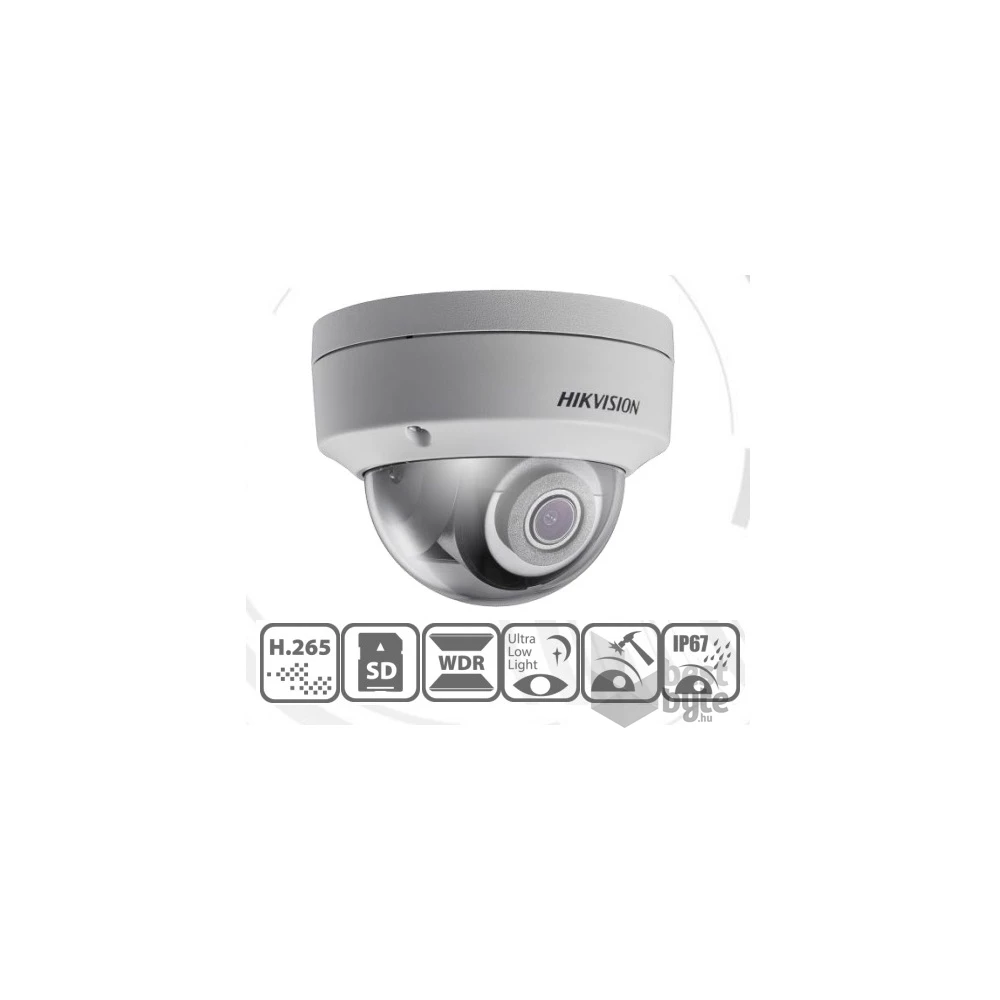 Hikvision DS-2CD2125FHWD-I kültéri, 2MP/60fps, 2,8mm, IR30m, IP dóm kamera