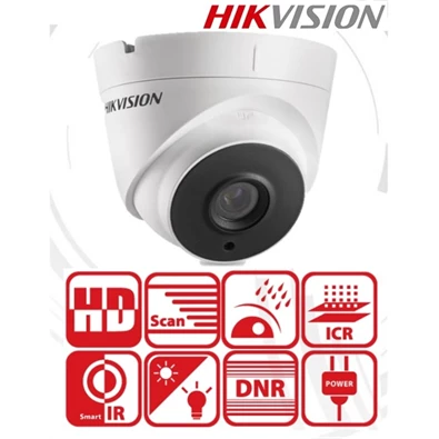 Hikvision DS-2CE56D0T-IT3F (2MP, 2,8mm, kültéri, EXIR40m, D&N(ICR), IP66, DNR) 4in1 analóg turretkamera