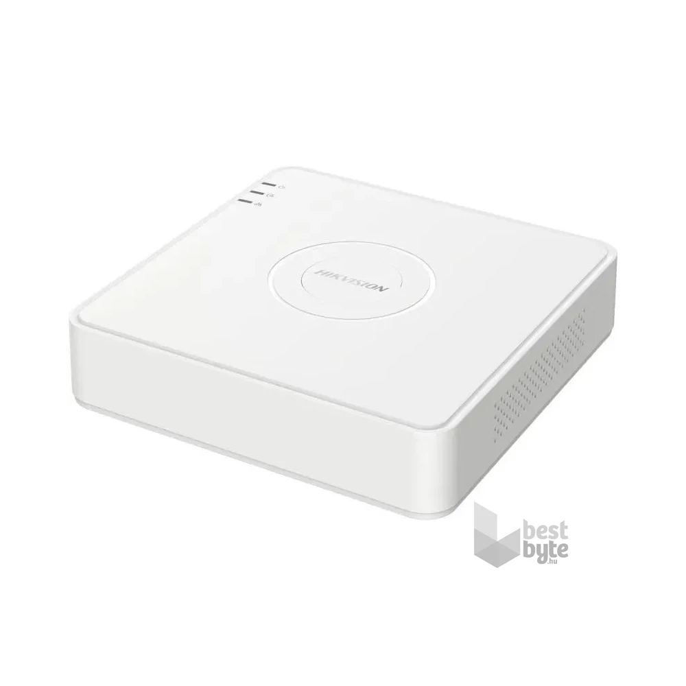 Hikvision DS-7104HGHI-M1 4 csatornás, (1080p lite@25fps, 720p@25fps, max.5×2MP IP), koax audio, THD DVR rögzítő