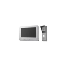 Hikvision DS-KIS203 4 vezetékes, 7" LCD, 800x480, 1 relé kimenet, ezüst analóg video kaputelefon szett