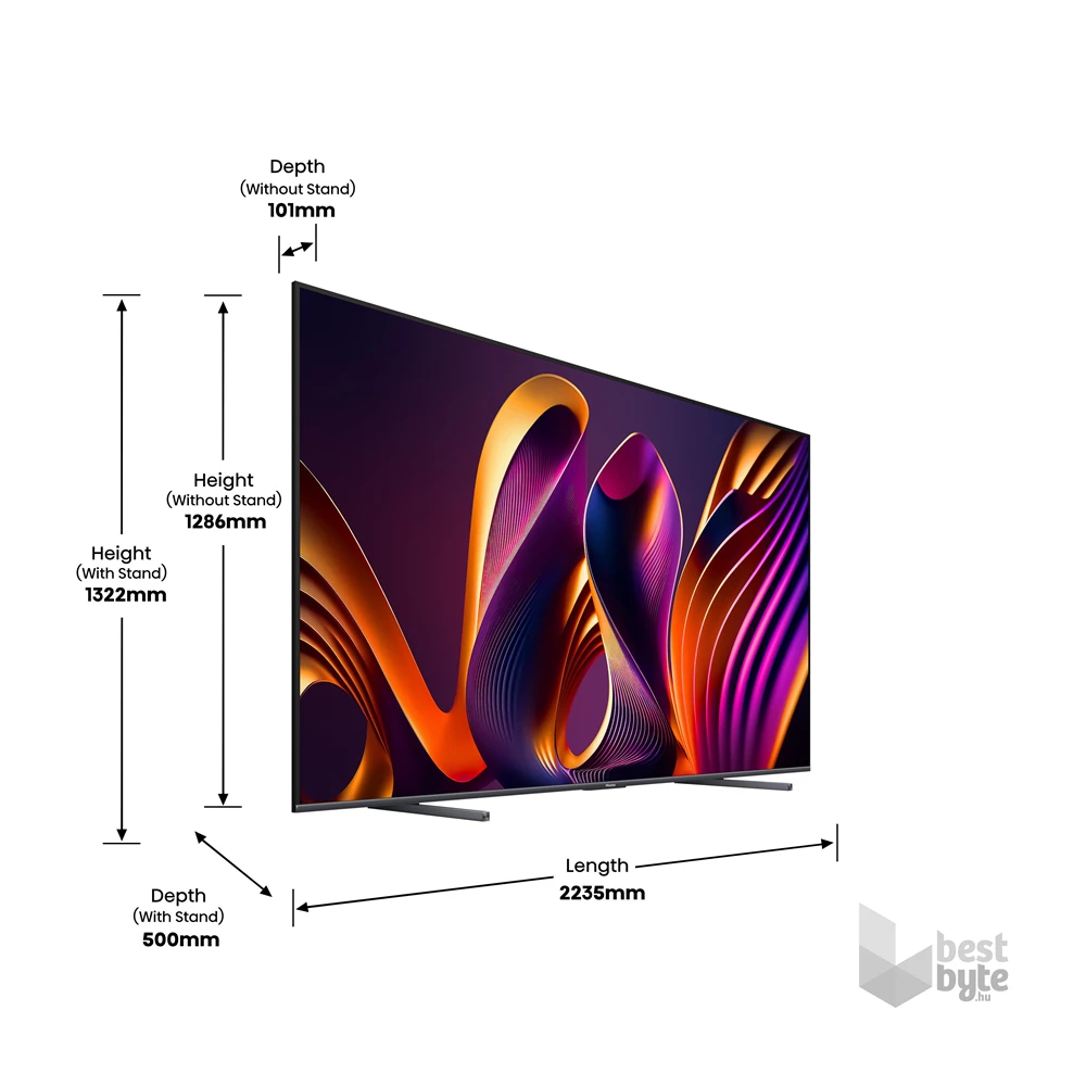 Hisense 100" 100E7NQPRO 4K UHD SmartQLED TV