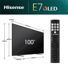 Hisense 100" 100E7NQ 4K UHD Smart QLED TV