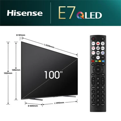 Hisense 100" 100E7NQ 4K UHD Smart QLED TV