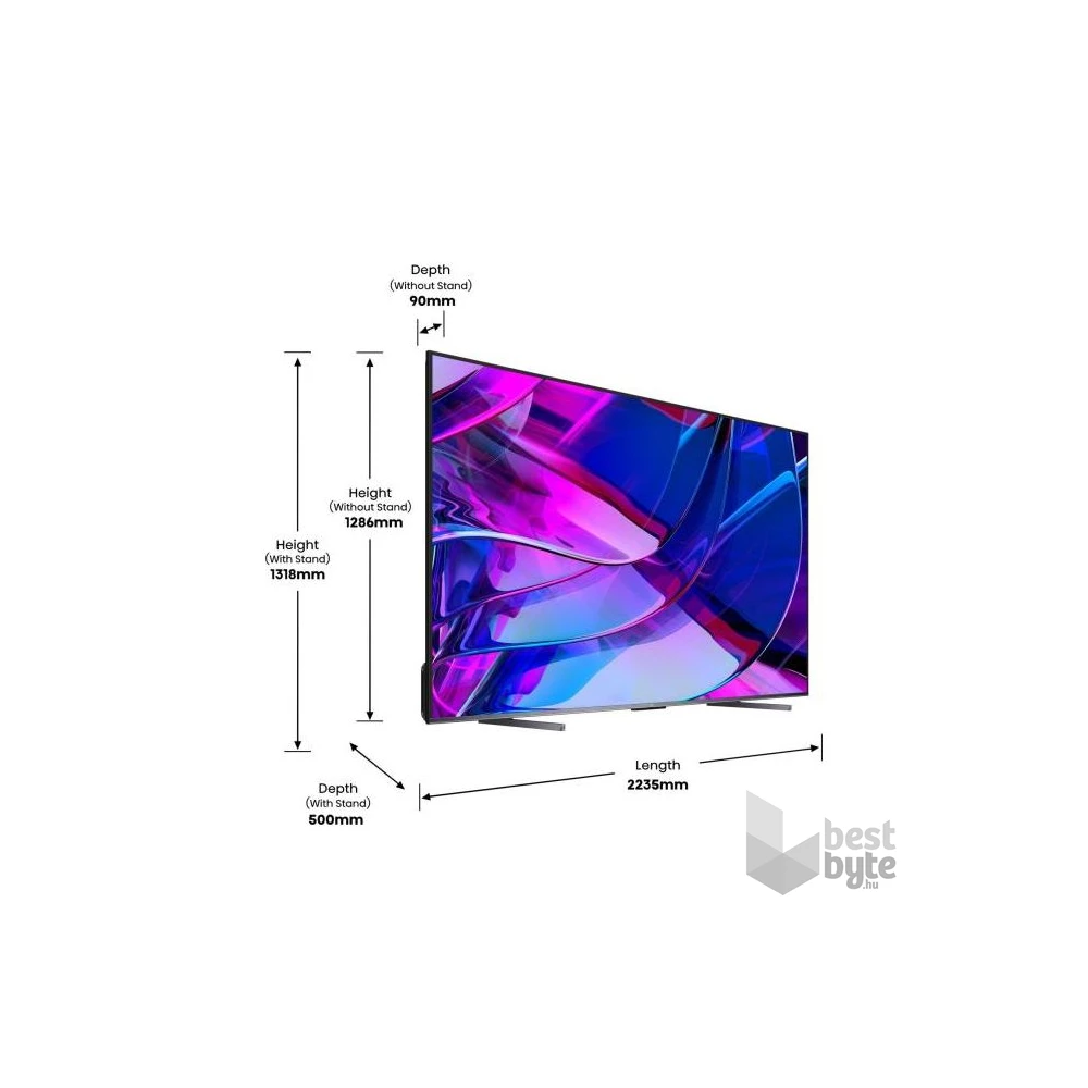 Hisense 100" 100U7KQ 4K UHD Smart Mini-LED ULED TV