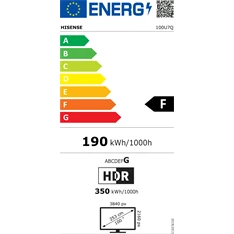 Hisense 100" 100U7Q 4K UHD Smart MiniLED ULED TV