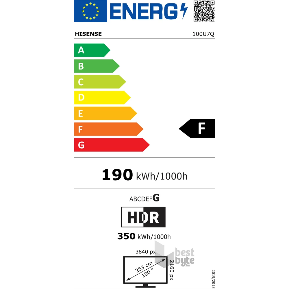 Hisense 100" 100U7Q 4K UHD Smart MiniLED ULED TV