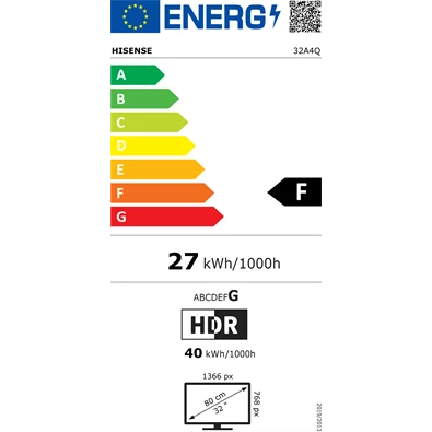 Hisense 32" 32A4Q HD Ready Smart LED TV