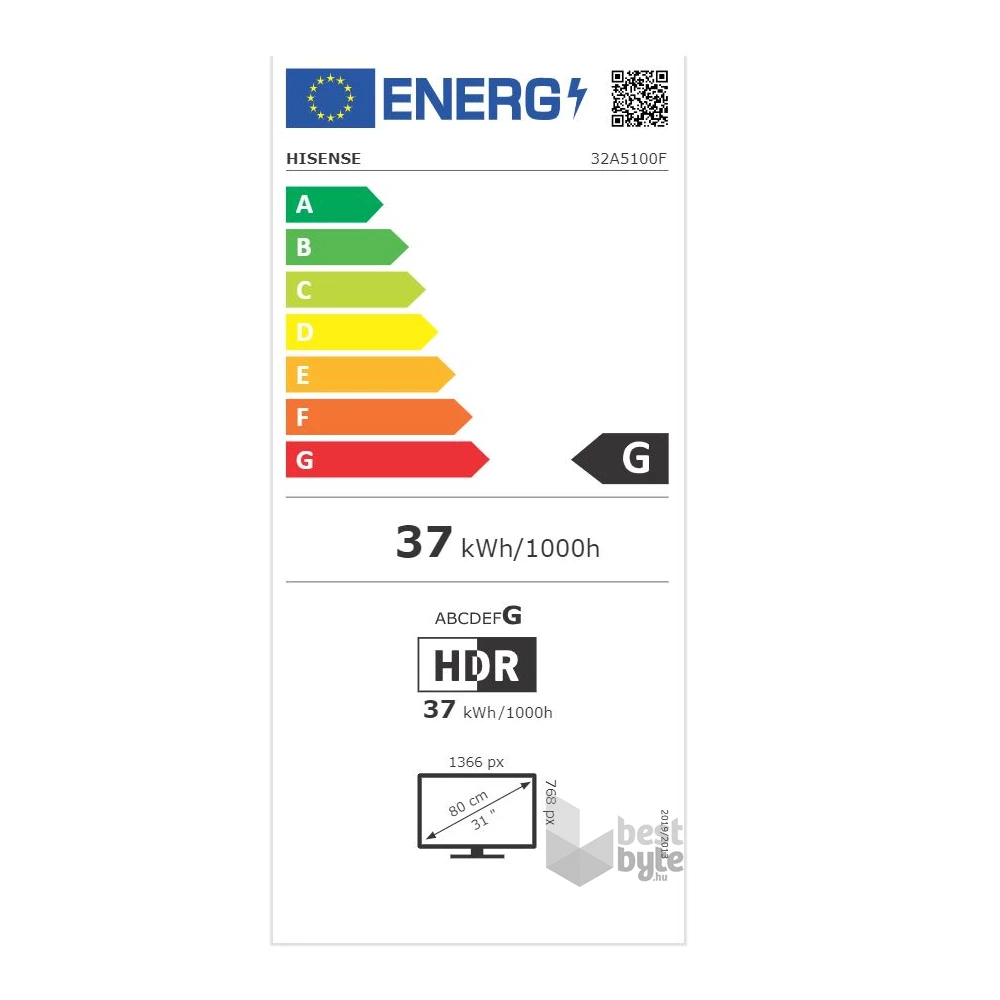 Hisense 32" 32A5100F HD Ready LED TV