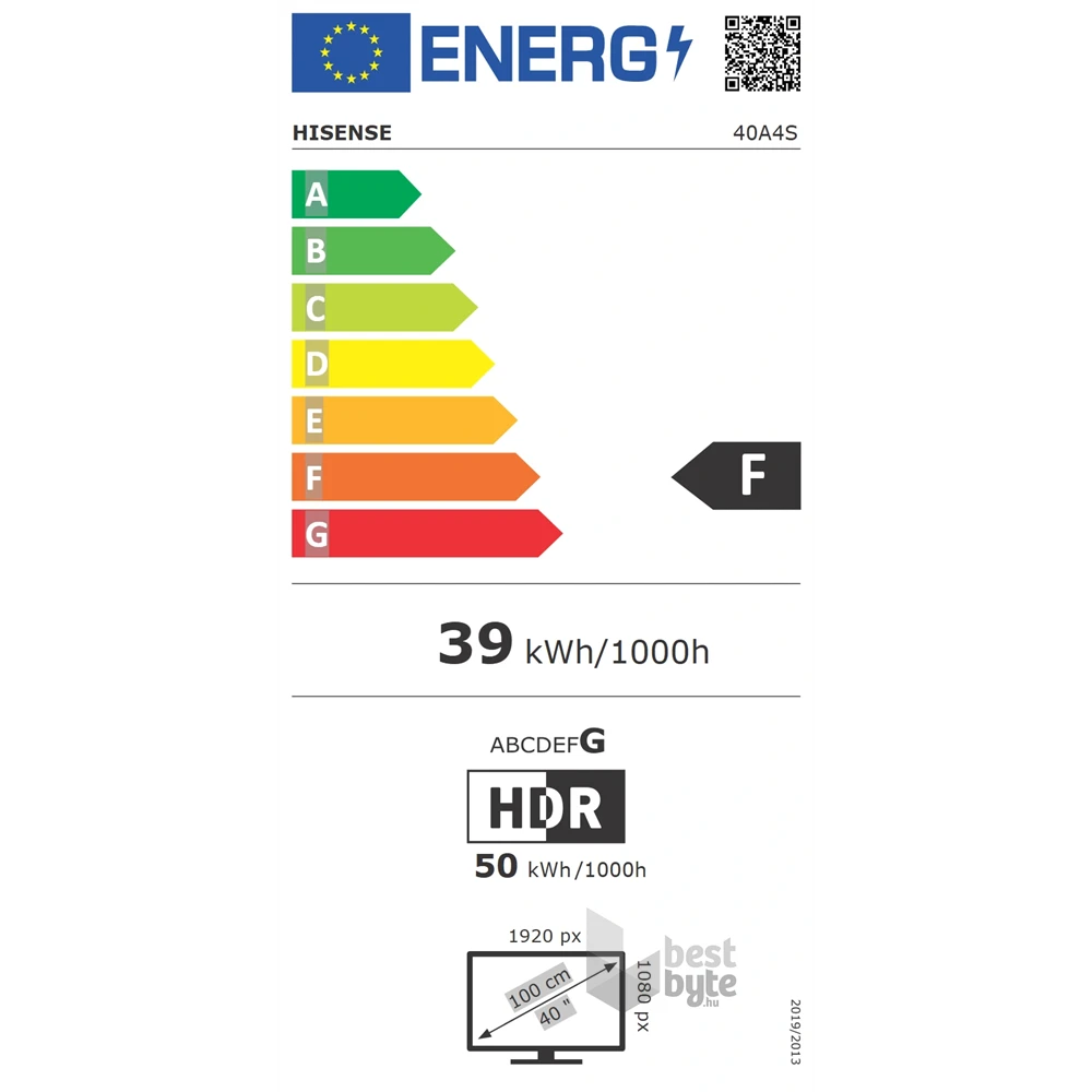 Hisense 40" 40A4S FHD Smart LED TV