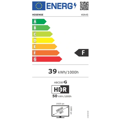 Hisense 40" 40A4S FHD Smart LED TV